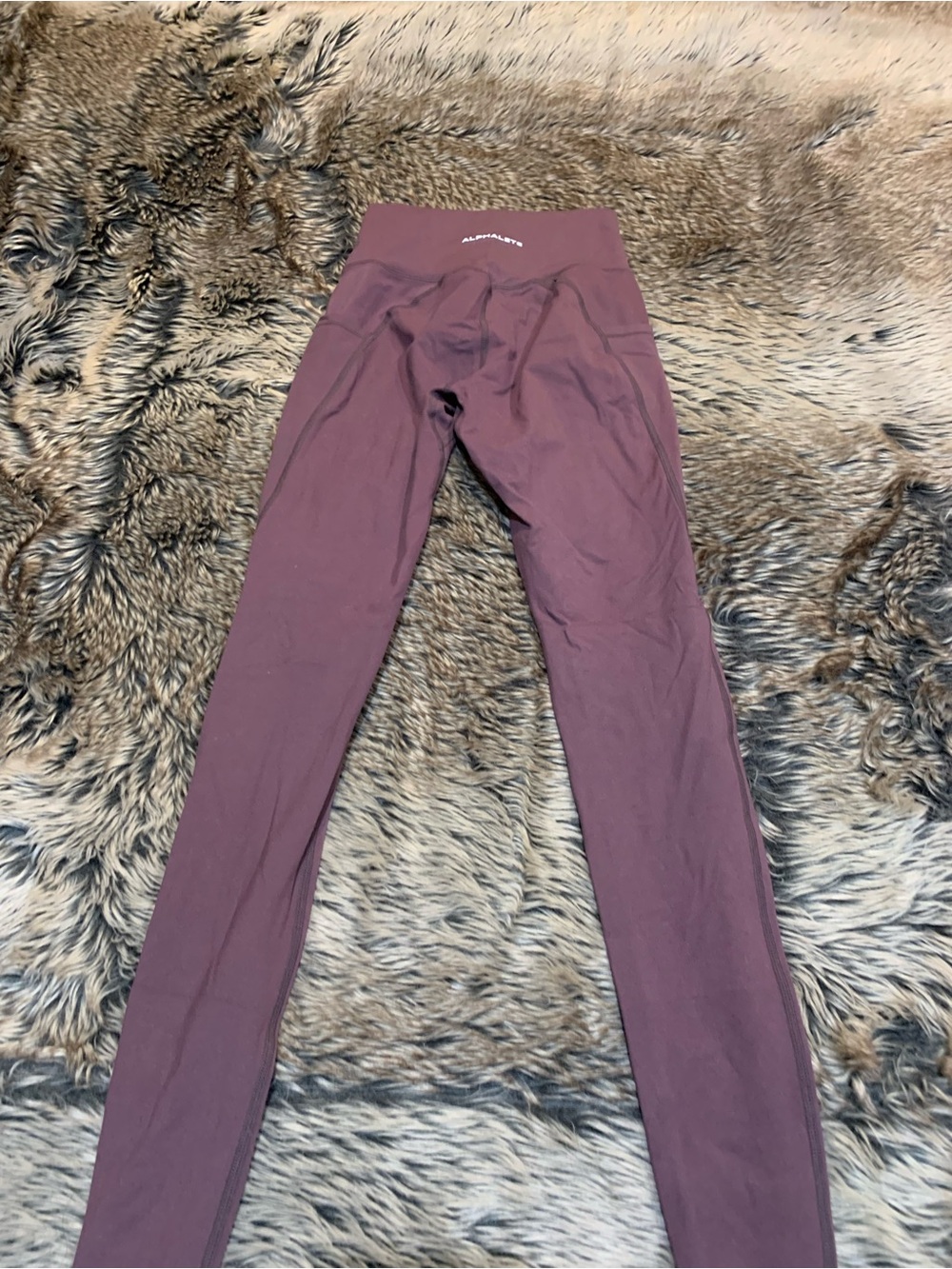 Alphalete Alphalux Pocket Leggings mauve Size XXS